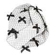 thumbnail image 1 of Adjustable Mesh Birdcage Veil Hairband For Weddings Halloween Costume Accessorie, 1 of 7