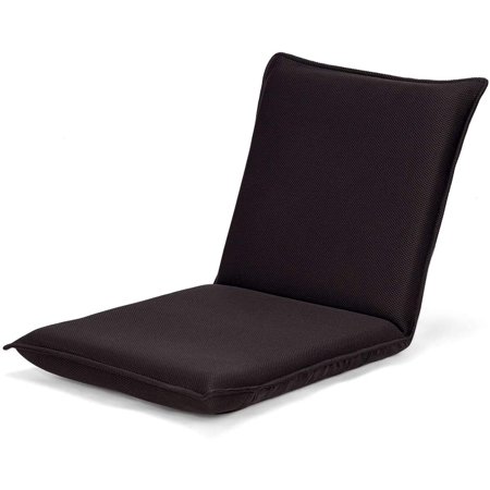 Adjustable Mesh Floor Sofa Chair, 6-Position Multiangle Padded Floor Chair, Cushioned Back Support Versatile, Video Game Chairs for Meditation Seminars Reading TV Watching or Gaming