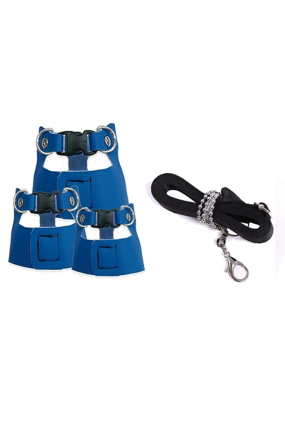 Adjustable Soft Mesh Vest Harness and Leash Set for Secure Squirrel Walking Training and Outdoor Control