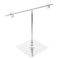 thumbnail image 1 of Adjustable Metal Banner Stand Display Shelf Shelves Poster Holder Board Shaped Advertising Sign Clip, 1 of 6