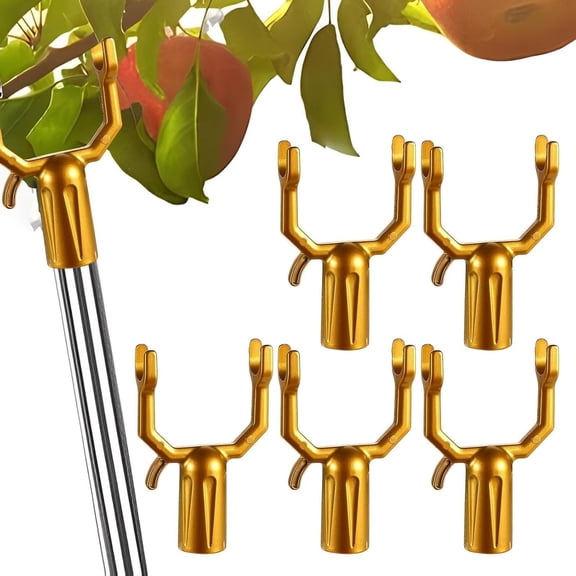 Adjustable Metal Branch Support for Fruit Trees, Reusable Tree Branch Support Pole for Garden, Backyard, Orchard, Farm, Patio, Deck & Courtyard(RL Gold 5 PCS)
