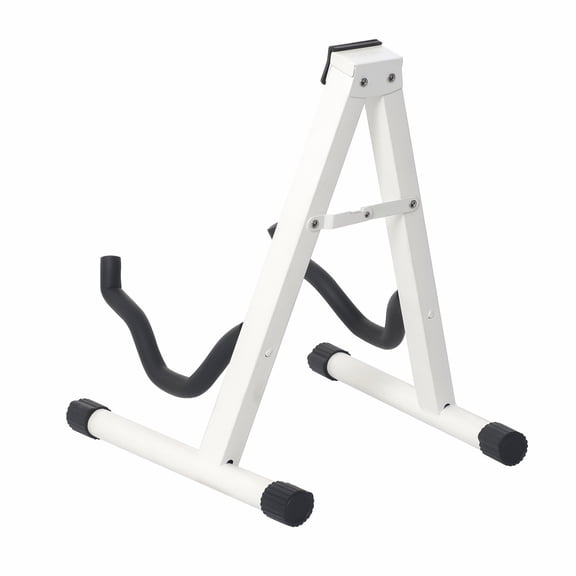 Adjustable Metal Floor Guitar Holder Folding Folk Guitar Stand Frame Musical Instrument Stand Easy to Use