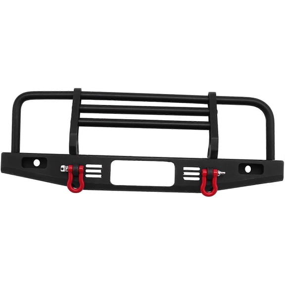 Adjustable Metal Front Bumper with 2 LED Light for 1/10 RC Crawler TRX4 Axial SCX10 SCX10 II 90046