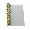 thumbnail image 1 of Adjustable Metal Insert Binder Clip Refillable Partition Pad for Journals, Planners, Office Document, 1 of 8