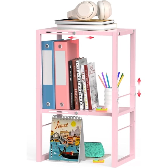 Adjustable Metal Locker Shelf Pink Taller