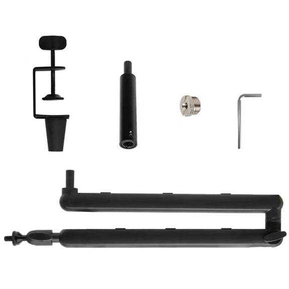 Adjustable Metal Microphone Boom Arm Stand Foldable Design For Studio Recording Live Broadcast Voice Chatting