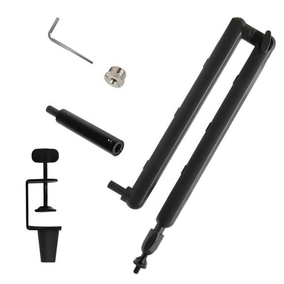 Adjustable Metal Microphone Boom Arm Stand Foldable Design For Studio Recording Live Broadcast Voice Chatting