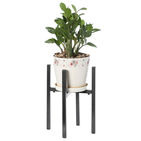 Adjustable Metal Plant Holder, Flower Pot Stand Expands from 9.5- 14.5 Inches