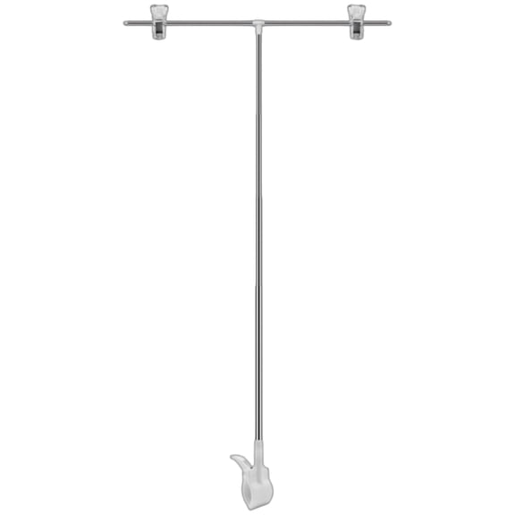 Adjustable Metal Sign Holder Stand with Clip, Retractable Poster Display for Supermarket Store Advertising