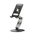 thumbnail image 1 of Adjustable Metal Tablet Stand with 360° Rotation, Foldable and Portable Design, Anti-Slip Support for Secure Viewing, Working, and Live Streaming on Desktop, 1 of 5