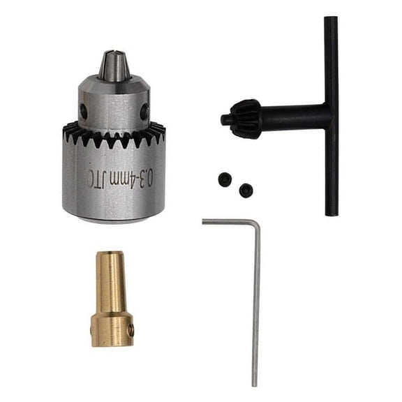 Adjustable Mini Drill Chuck Set for 0.3-4mm Micro Electric Drill