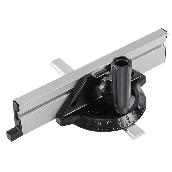 Adjustable Miter Gauge for Table Saw with Angle Plate Ruler