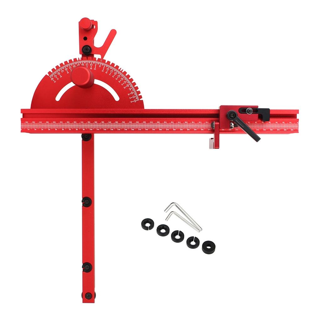 Adjustable Mitre Gauges for Table Sawing Miter Gauges Fence Aluminum 15 ...