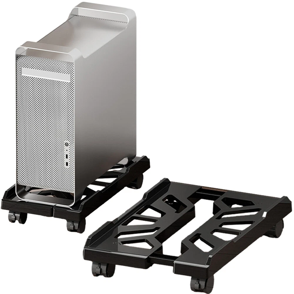 Adjustable Mobile CPU Stand, Ventilated Computer Tower Stand PC Tower ...