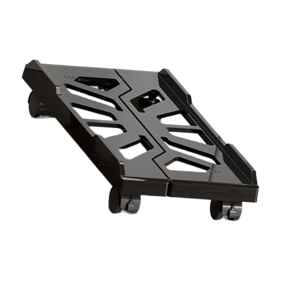 Adjustable Mobile CPU Stand with 4 Casters Wheel Floor Standing Host Stands Mobile Cart Holder Computer Tower Stand