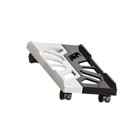 Adjustable Mobile CPU Stand with 4 Casters Wheel, Heavy-Duty Computer Tower Holder Under Desk for Gaming & PCs