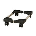 thumbnail image 1 of Adjustable Mobile Computer Tower Stand with Locking Casters – Ventilated Desktop Rack for Office & Home, Compatible with Various PC Towers, Steel and Plastic Construction,Black, 1 of 8