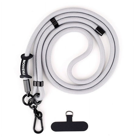 Adjustable Mobile Phone Strap Lanyard Crossbody Phone Lanyards Neck Rope with Patch for iPhone Cell Phone Hanging Cord Strap
