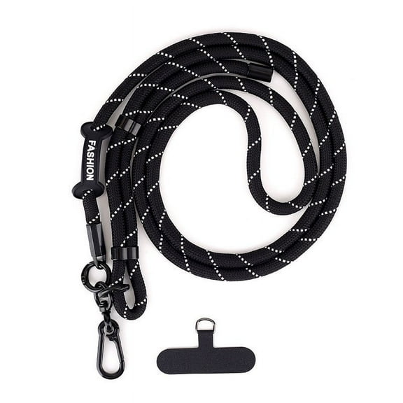 Adjustable Mobile Phone Strap Lanyard Crossbody Phone Lanyards Neck Rope with Patch for iPhone Cell Phone Hanging Cord Strap