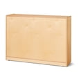 thumbnail image 1 of Adjustable Mobile Straight-Shelf with Lip - Plywood Back, 1 of 7