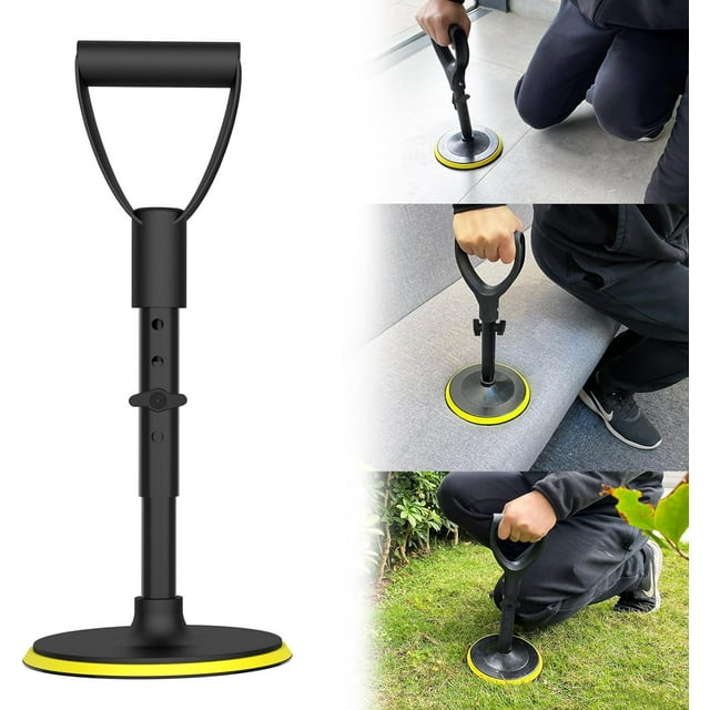 Adjustable Mobility Aid Tool Assists Elderly in Getting Up from Floor