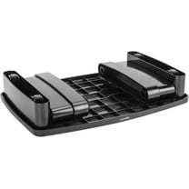 Adjustable Monitor Riser Desk Stand with Storage - Ergonomic Design for Monitors, Laptops to 22lbs, Black