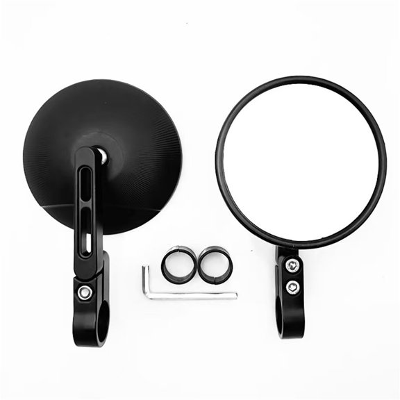 Adjustable Motorcycle Bicycle Rearview Mirror Handlebar 22-24 Universal Reversing Mirror Retrofit Reflector
