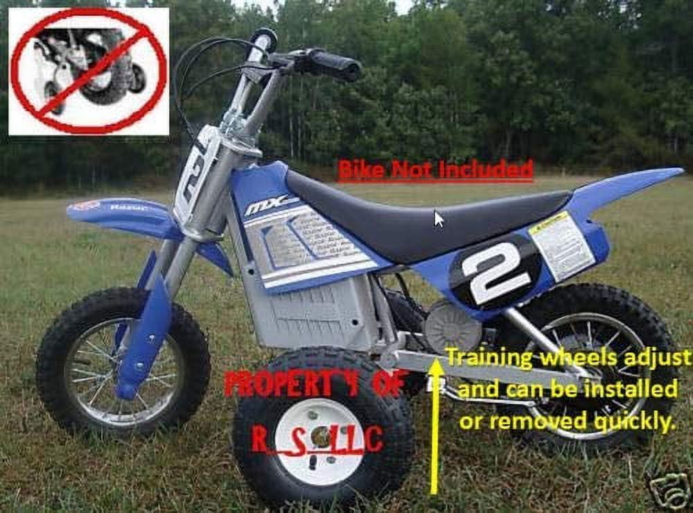 Adjustable Motorcycle Training Wheels for Razor MX350, MX400, MX350