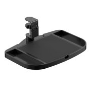 Adjustable Mouse Pad Stand with Storage, Clamp-On Design for Desk Organization