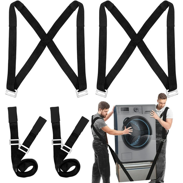 Adjustable Moving Straps, Safely and Easily Furniture Moving Straps, Shoulder  Dolly Lifting Straps for Heavy Furniture Appliances Mattresses Bulky  Objects up to 800lbs, Black 