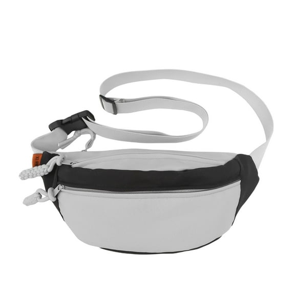 Adjustable Multi-Color Waist Bag with Large Zipper Pocket for Travel and Sports