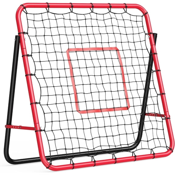 Adjustable Multi Sport Trainer Net - Practice Training Net for Soccer Baseball and Volleyball Drills and Skill Building
