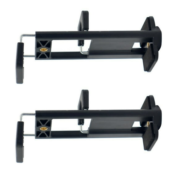 Adjustable Multifunction Clamp Holder For Smartphones Tablets Featuring Double 1/4 Thread Mounts And Expandable 19cm Width