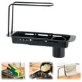thumbnail image 1 of Adjustable Multifunction Stainless Steel Draining Rack Kitchen Sink Organizer (Silver), 1 of 7
