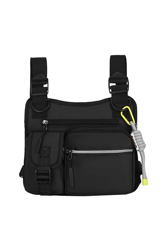 Adjustable Multifunctional Chest Bag Reflective Bag Street Outdoor Bag
