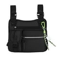 thumbnail image 1 of Adjustable Multifunctional Chest Bag, Reflective Sports Outdoor Travel Bag, Large Capacity for Phones, Wallets, and Keys, Durable for Hiking and Cycling, 1 of 3