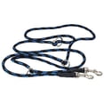 thumbnail image 1 of Adjustable Multifunctional Rope Dog Leash 42"-70" Blue/Black Xsmall 1/4" (6mm) Diam, 1 of 2