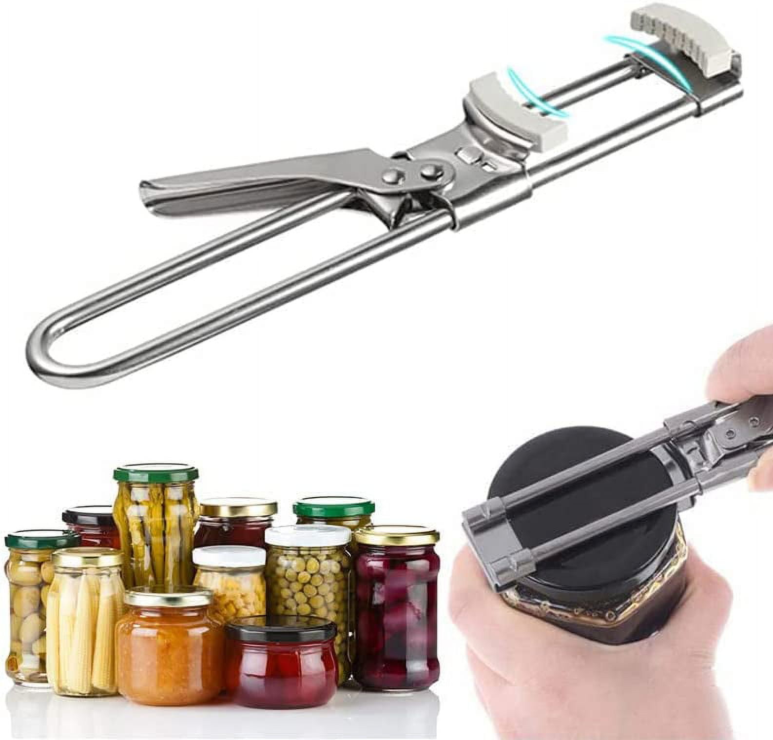 Adjustable Multifunctional Stainless Steel Can Opener, Adjustable  Multifunctional Can Opener, Multifunctional Stainless Steel Can Opener  (1Pack) 