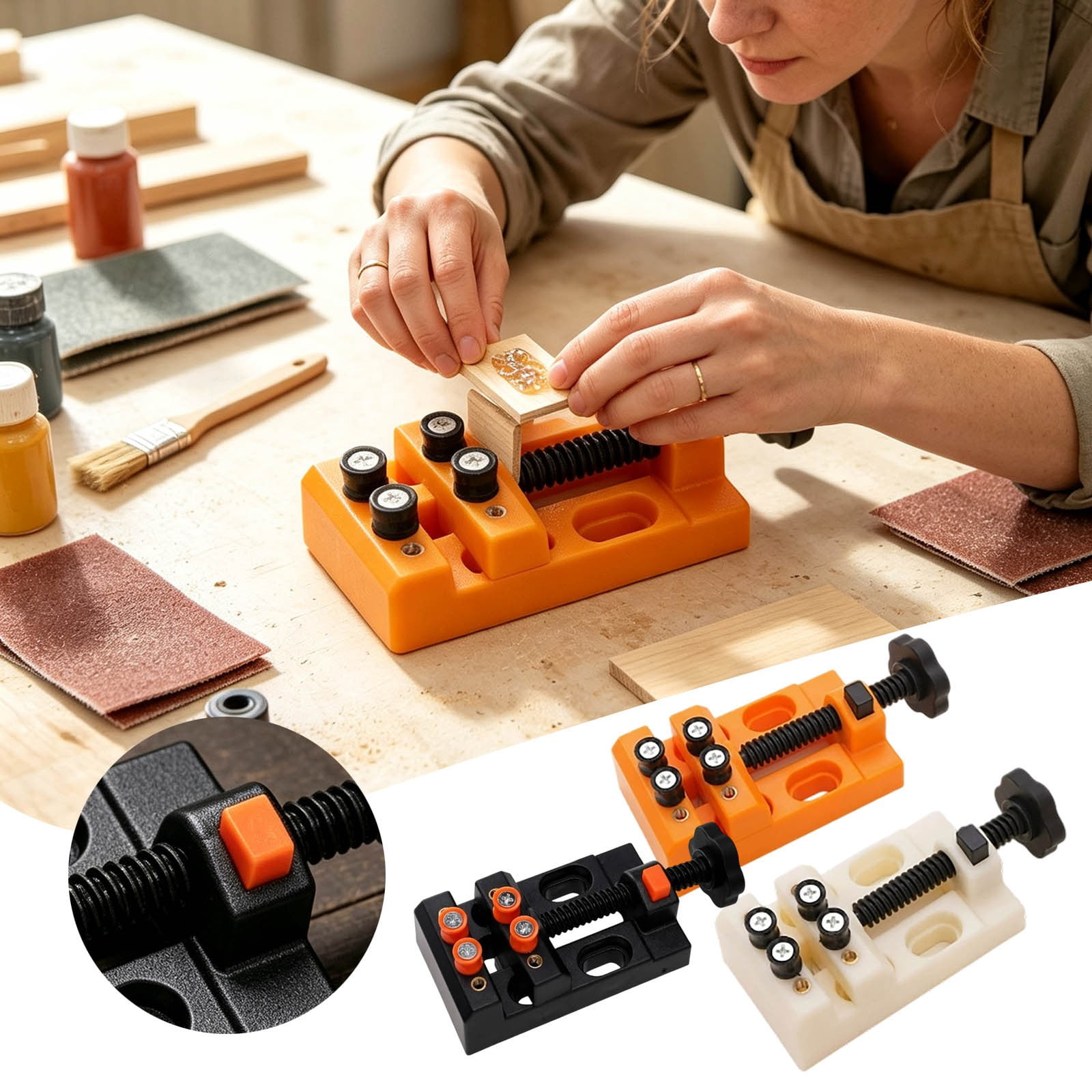 Simple Vise Adjustable Multihole Vise Clamp Optimized Fixing Secure Workholding ...