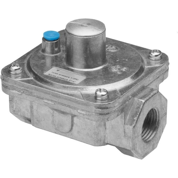 Adjustable Natural Gas Regulator for Gas Fire Pits, 3" to 6" WC Output, 1/2 PSI Input, 1/2" NPT, Designed for Outdoor Natural Gas Fire Pits, Fireplaces, and Grills