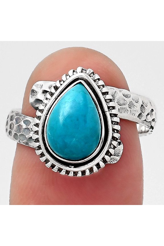 Adjustable Natural Peruvian Opalina 925 Sterling Silver Ring s.8 Jewelry R-1627 SDR246376