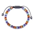 thumbnail image 1 of Adjustable Natural Stone Disc Beaded Lightweight Stylish Handmade Hand Chain Jewelry For Everyday Wear, 1 of 8