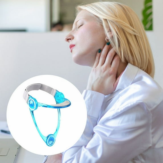 Adjustable Neck Brace Support Traction Device for Forward Head Posture Correction and Decompression