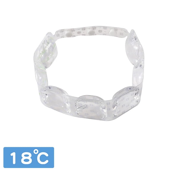 Adjustable Neck Chiller Ring Portable Reusable Cold Release Neck Wrap for Sports Outdoor Workout Travel Summer Heat Relief Adjustable Snap Cool Neck