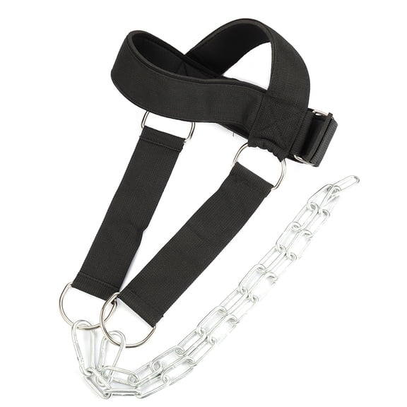 Adjustable Neck Harness for Neck Exerciser Neck Workout with Wide Padded Strap