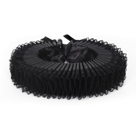 Adjustable Neck Ruff Elegant Elizabethan Collar Renaissances Cosplay Collar for Historical Themed Event