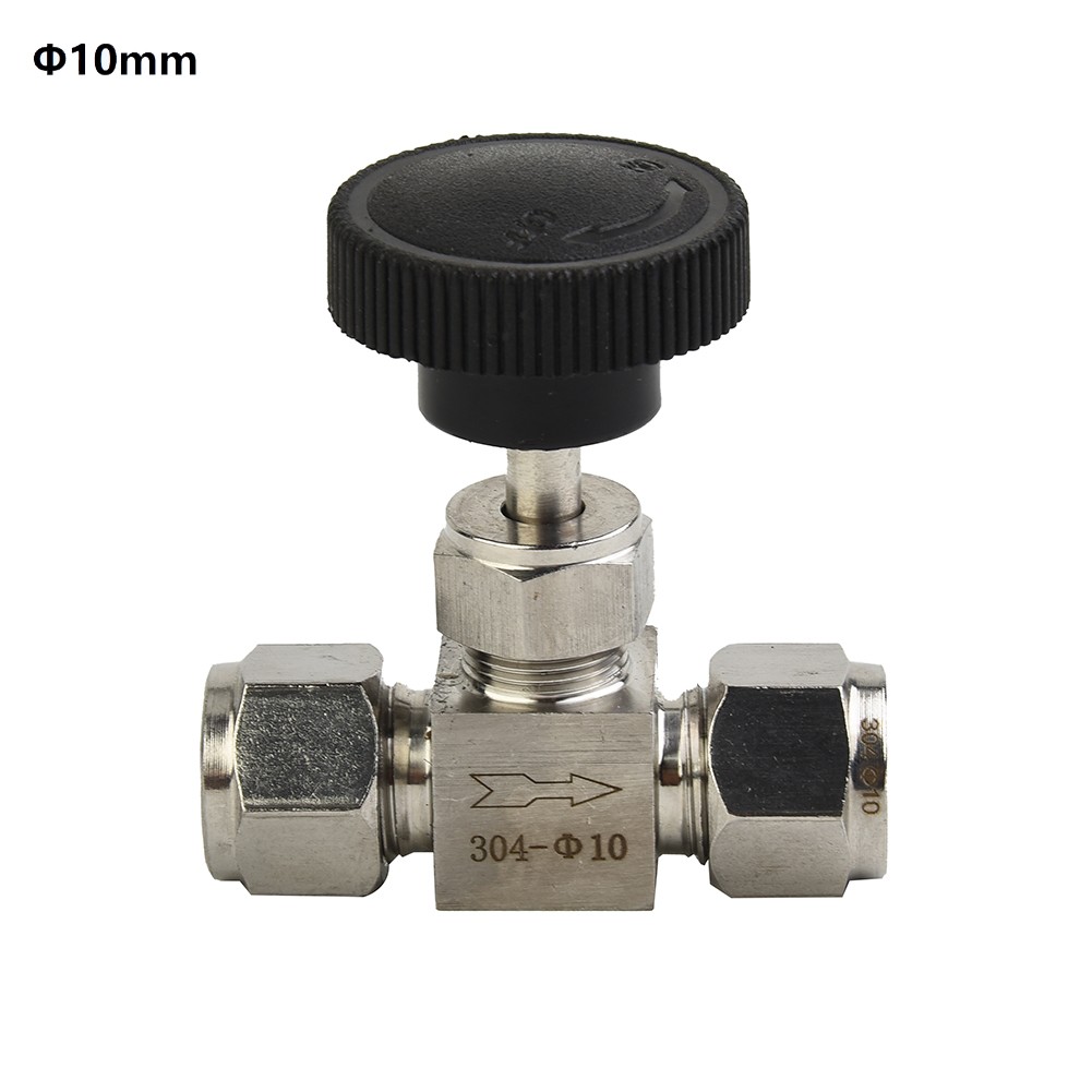 Adjustable needle valve O.D 3/4/6/8/10/12mm Stainless Steel 304 Needle