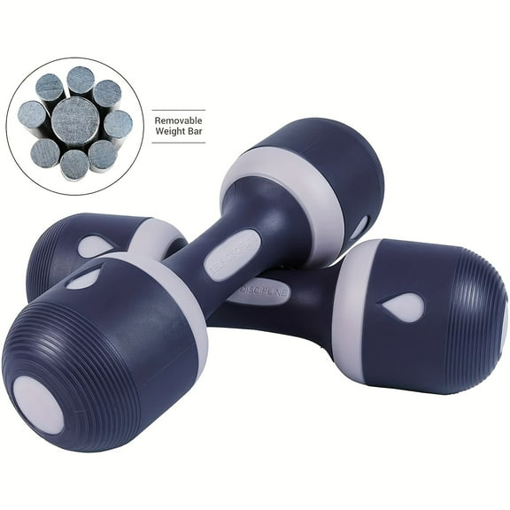 Adjustable Neoprene Dumbbells – All-in-One Weights With Non-Slip Grip for Full-Body Workouts, Home, Gym & Office Use