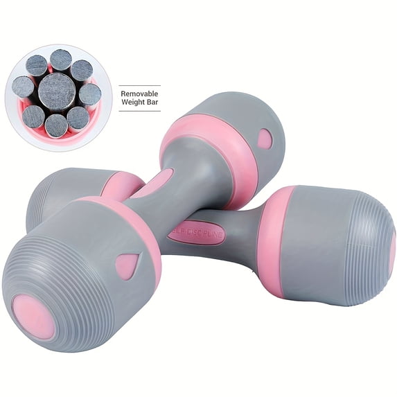 Adjustable Neoprene Dumbbells – All-in-One Weights With Non-Slip Grip for Full-Body Workouts, Home, Gym & Office Use