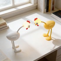 Adjustable Night Light, Changeable Shape Chicken, DIY Lamp, Yellow, 7.2"x2.83", for Bedroom, Gift Idea, Decor